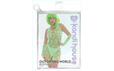 Pink Lipstick Rainbow Shrug Bikini Top Hot Pants Net Set Including Pasties Teddies and Bodysuits